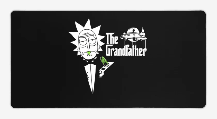 Mouse pad Gamer Negro de The grandfather
