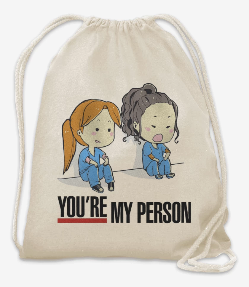Mochila Blanco de you re my person