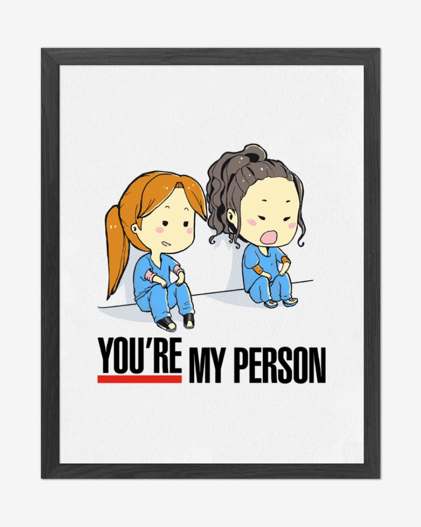 Cuadro decorativo Blanco de you re my person