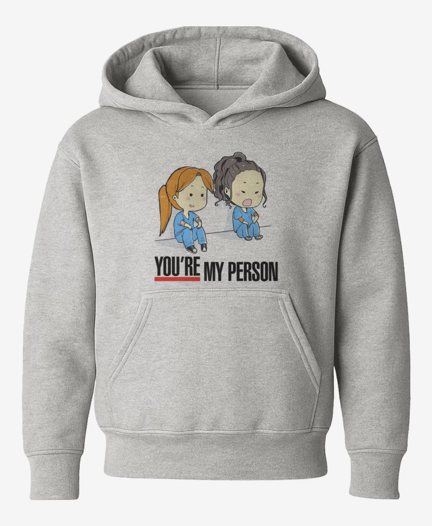Poleron de niño Gris Melange de you re my person