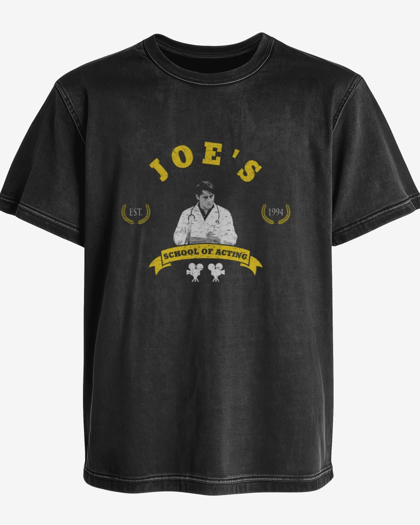 Polera desgastada Negro de Joey 