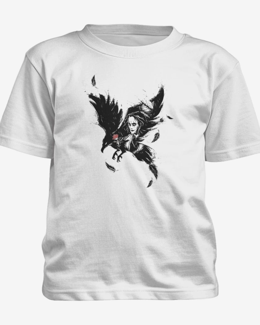 Polera de niño Blanco de The Crow