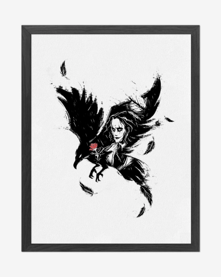 Cuadro decorativo Blanco de The Crow