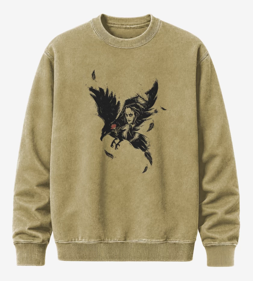 Poleron Polo Acid Wash Beige de The Crow