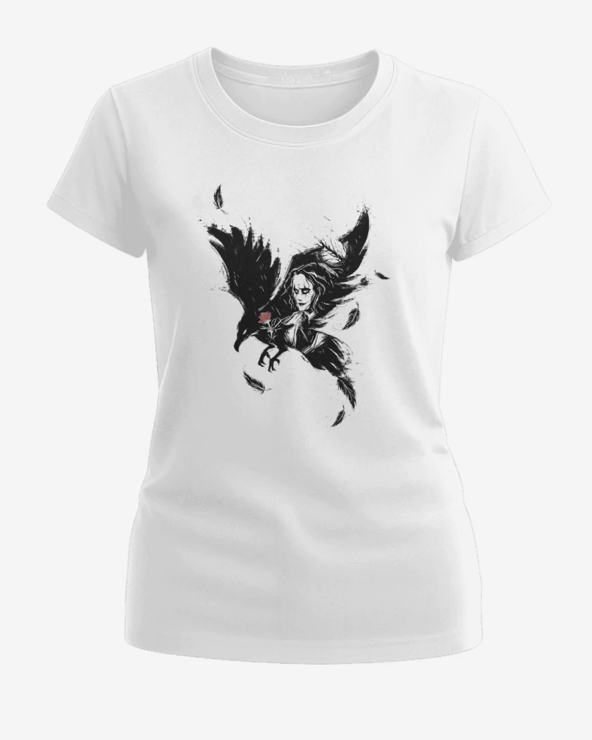 Polera de Mujer Blanco de The Crow