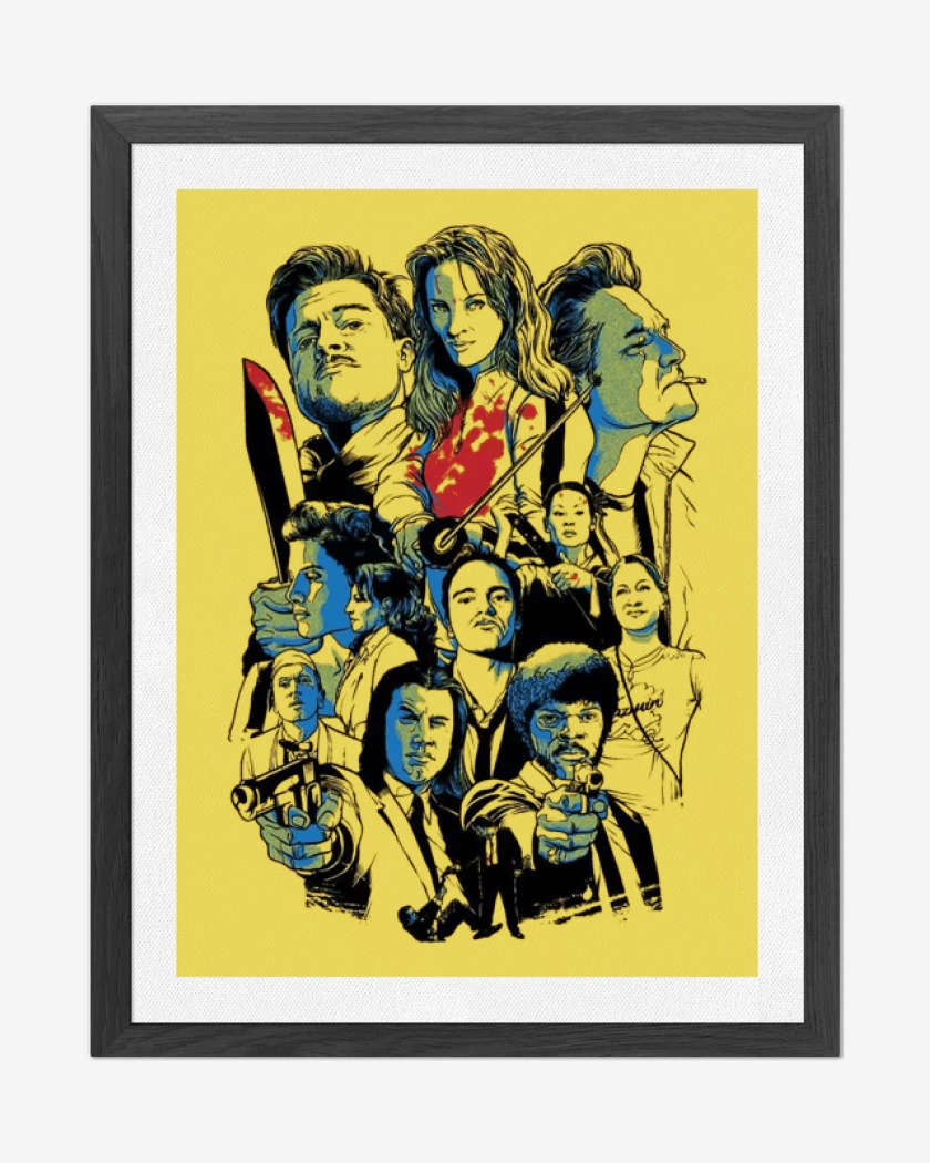 Cuadro decorativo Tarantino movies