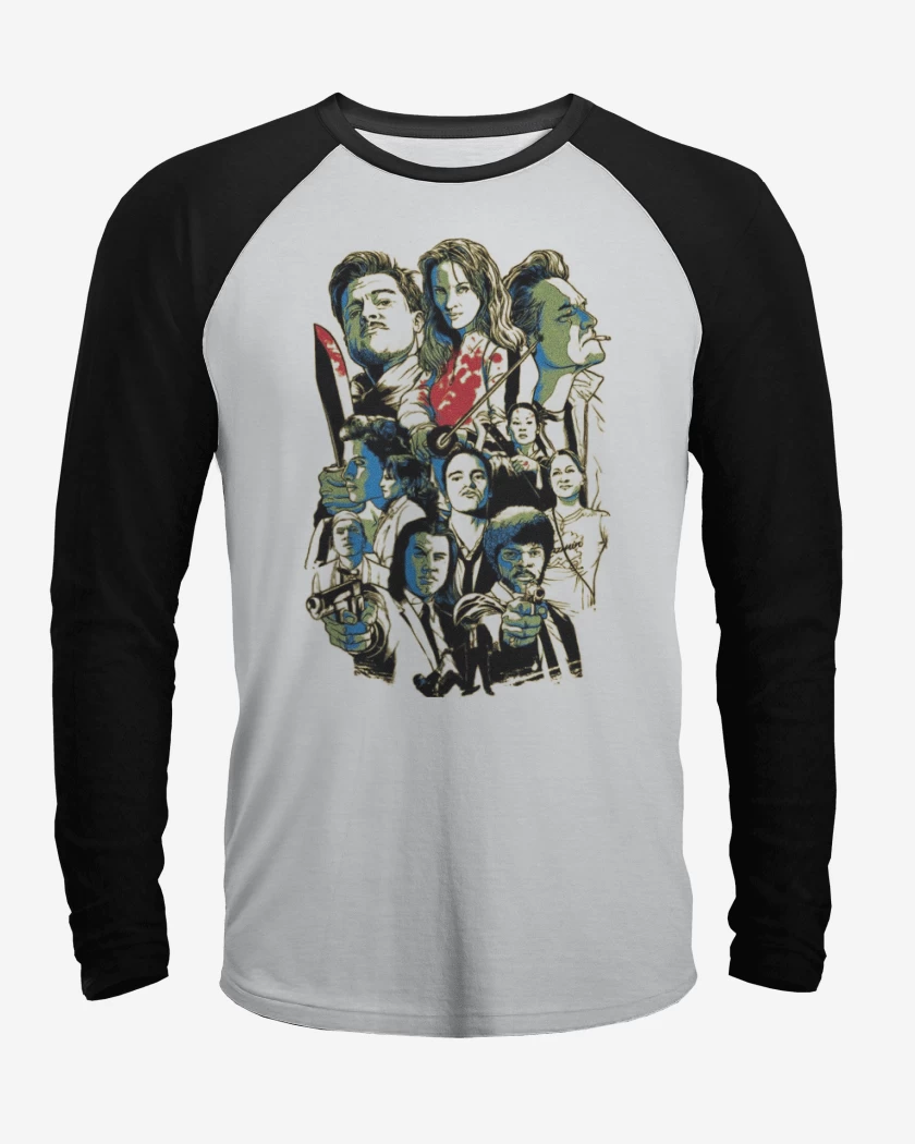Polera Raglan Tarantino movies
