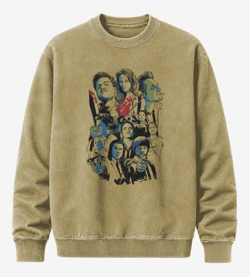 Poleron Polo Acid Wash Tarantino movies