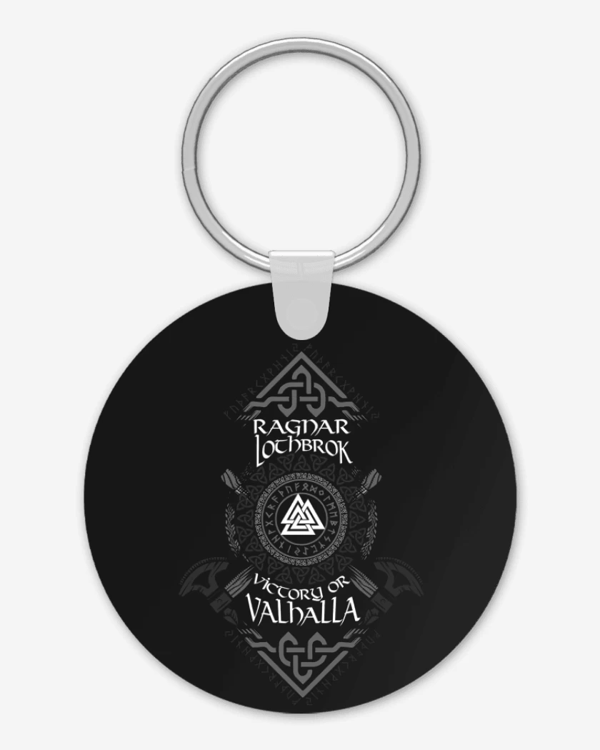 Llavero Negro de Ragnar valhalla