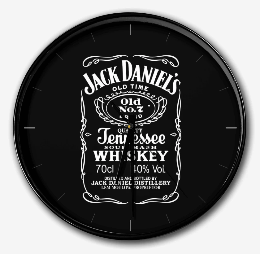 Reloj Jack daniels etiqueta