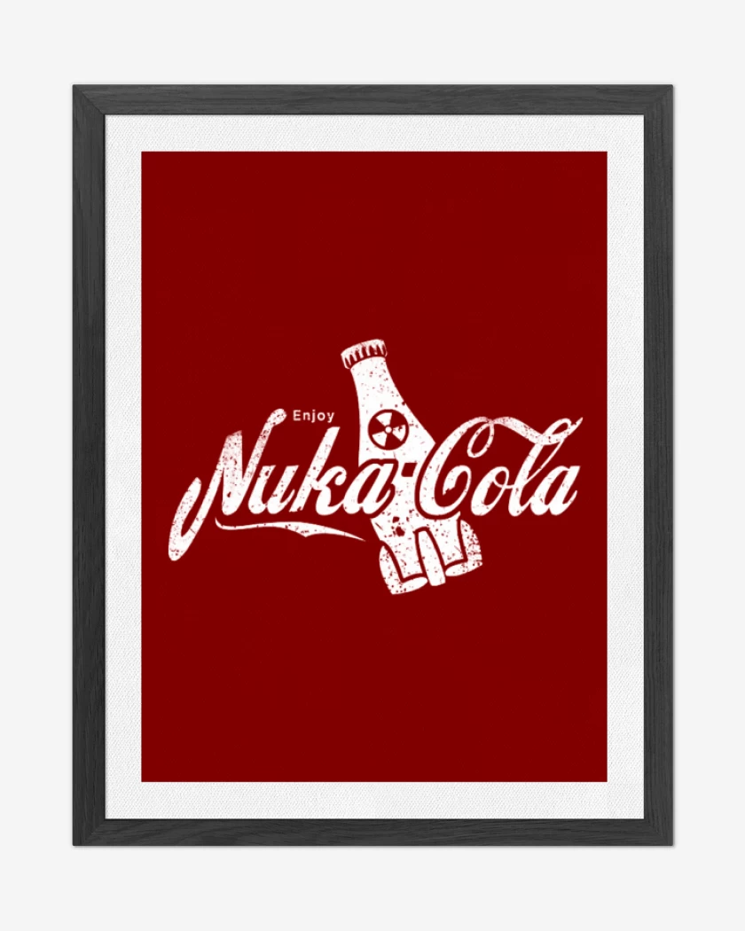 Cuadro decorativo Rojo de Nuka Cola