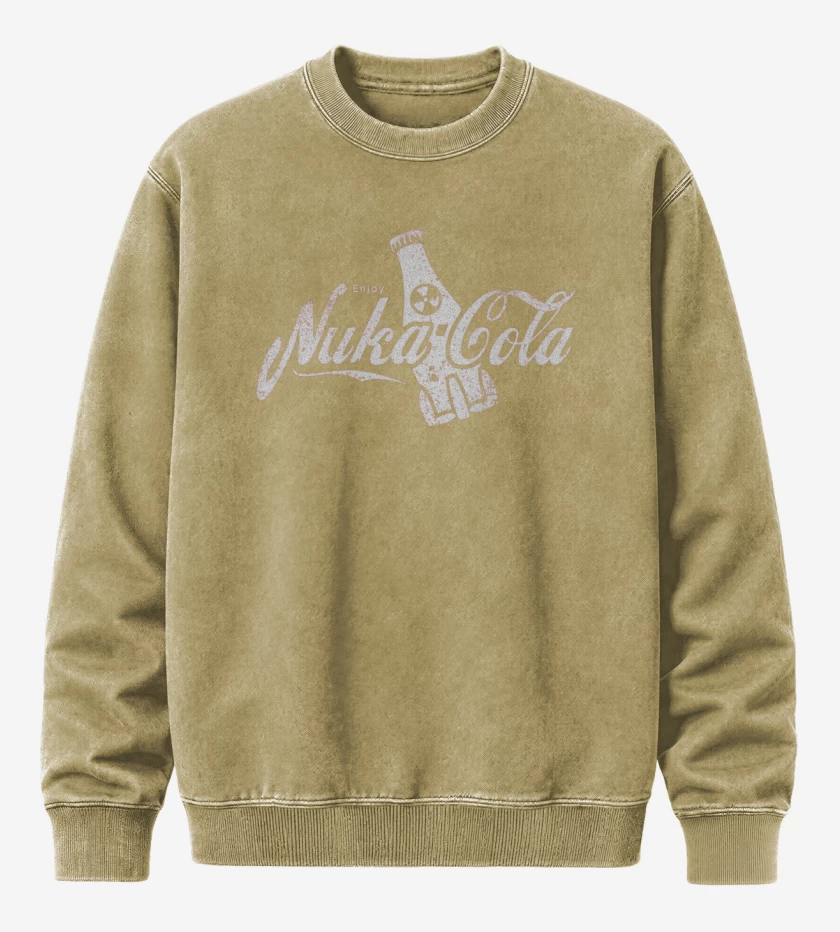 Poleron Polo Acid Wash Beige de Nuka Cola