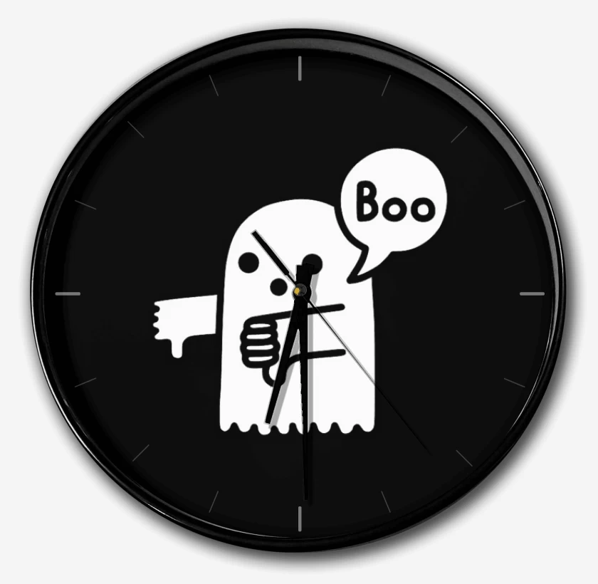 Reloj Negro de Boo