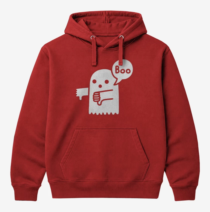 Polerón Canguro Rojo de Boo