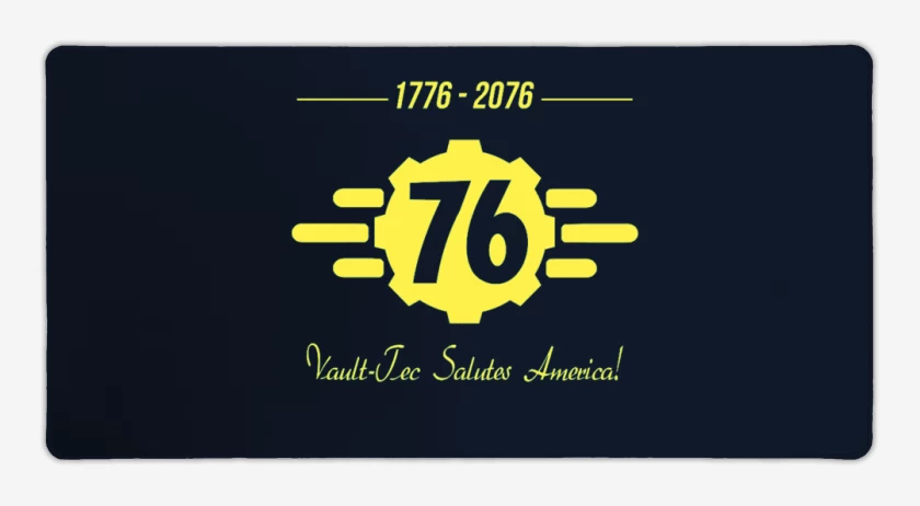 Mouse pad Gamer Azul Marino de Vault 76