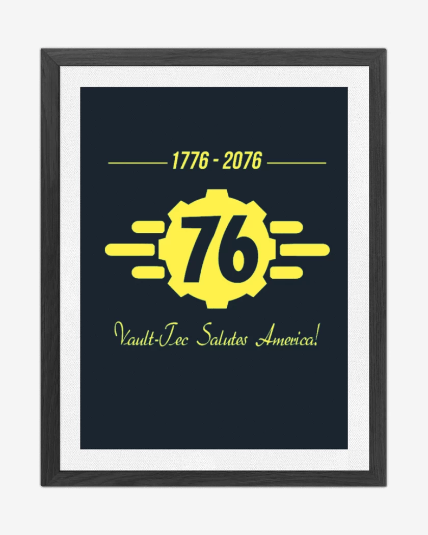 Cuadro decorativo Azul Marino de Vault 76