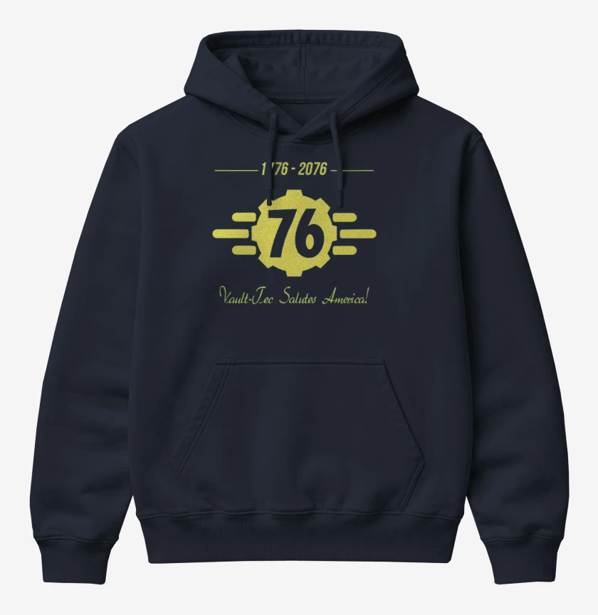 Poleron Canguro básico Azul Marino de Vault 76