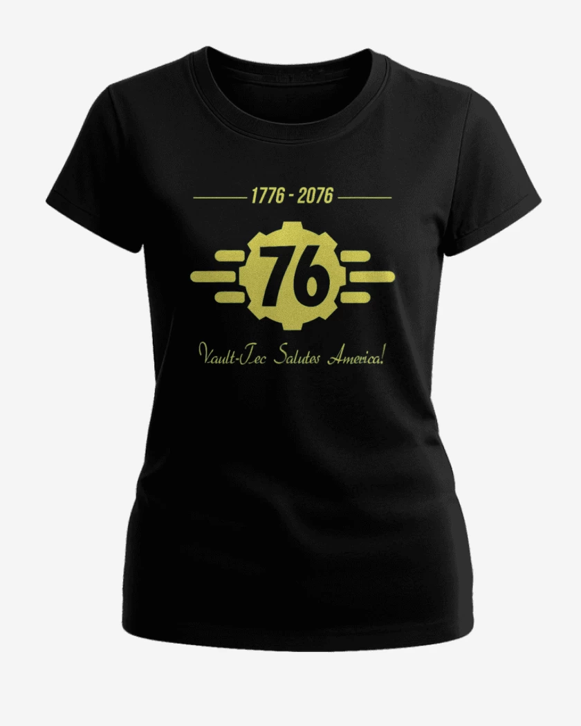Polera de Mujer Negro de Vault 76