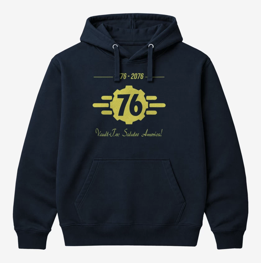 Polerón Canguro Azul Marino de Vault 76