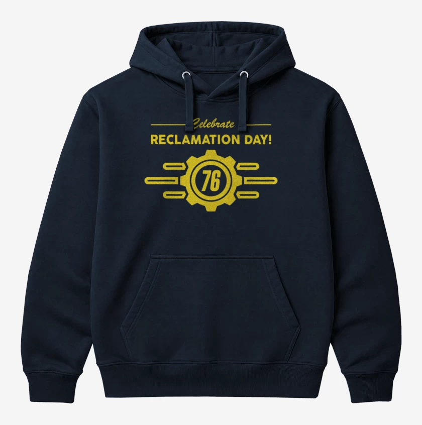 Polerón Canguro Azul Marino de Vault 76 II