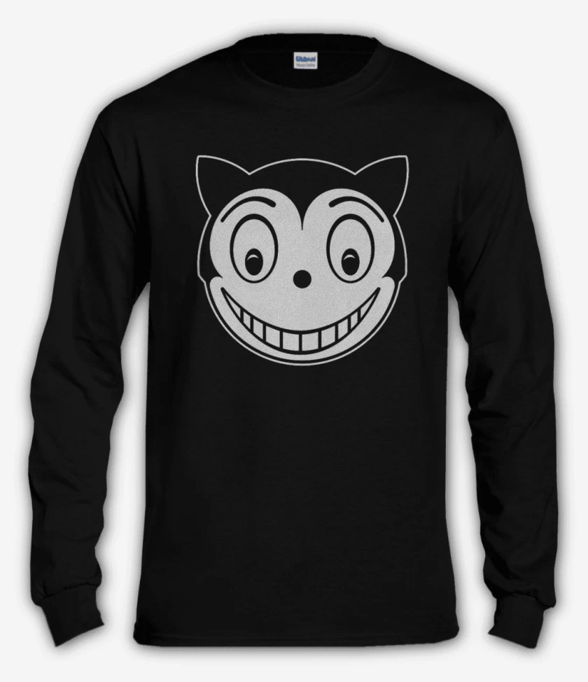 Polera manga larga Negro de Cat Returns