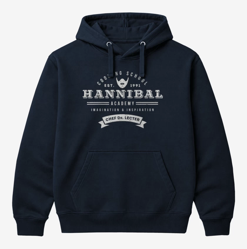 Polerón Canguro Azul Marino de Hannibal Academy