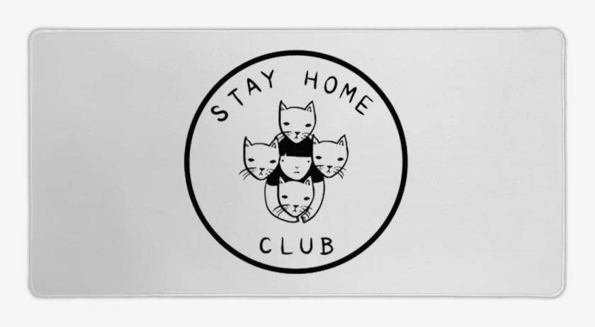 Mouse pad Gamer Casa gato-club