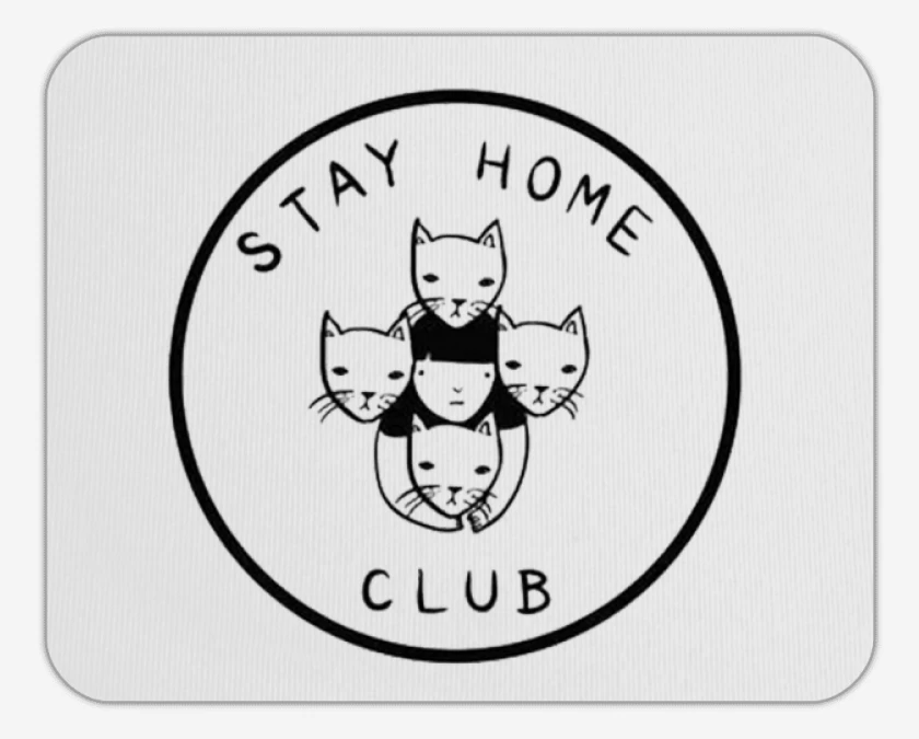 Mousepad Casa gato-club