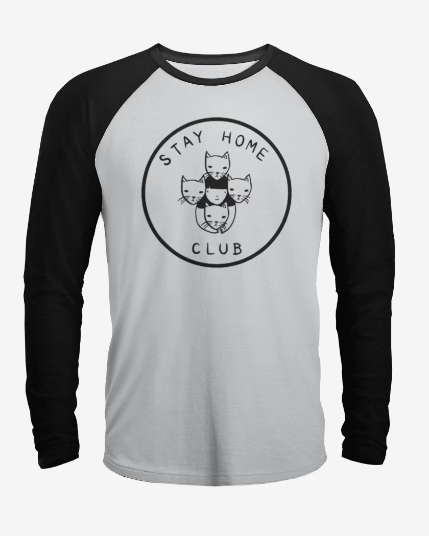 Polera Raglan Casa gato-club