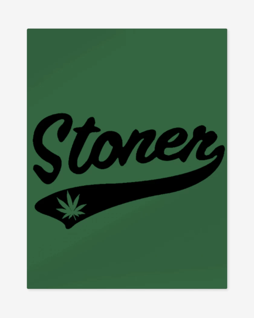 Print metalico Verde jade de Stoner