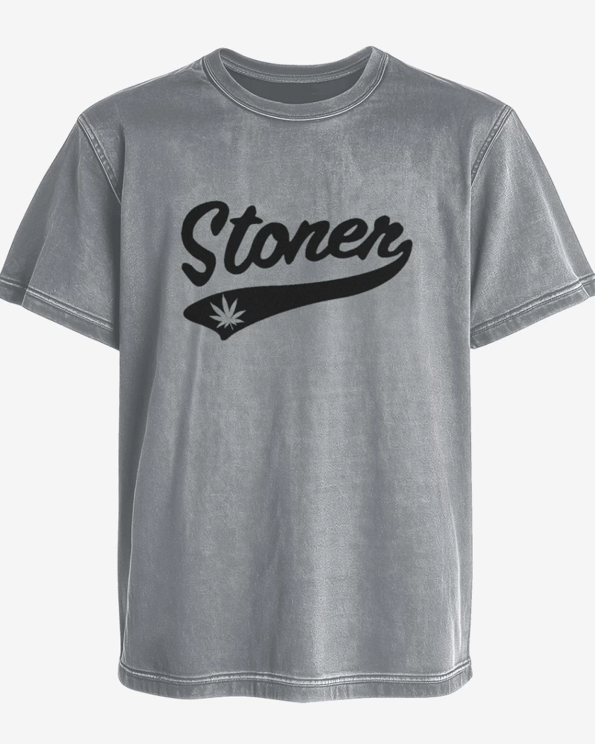 Polera desgastada Gris Melange de Stoner