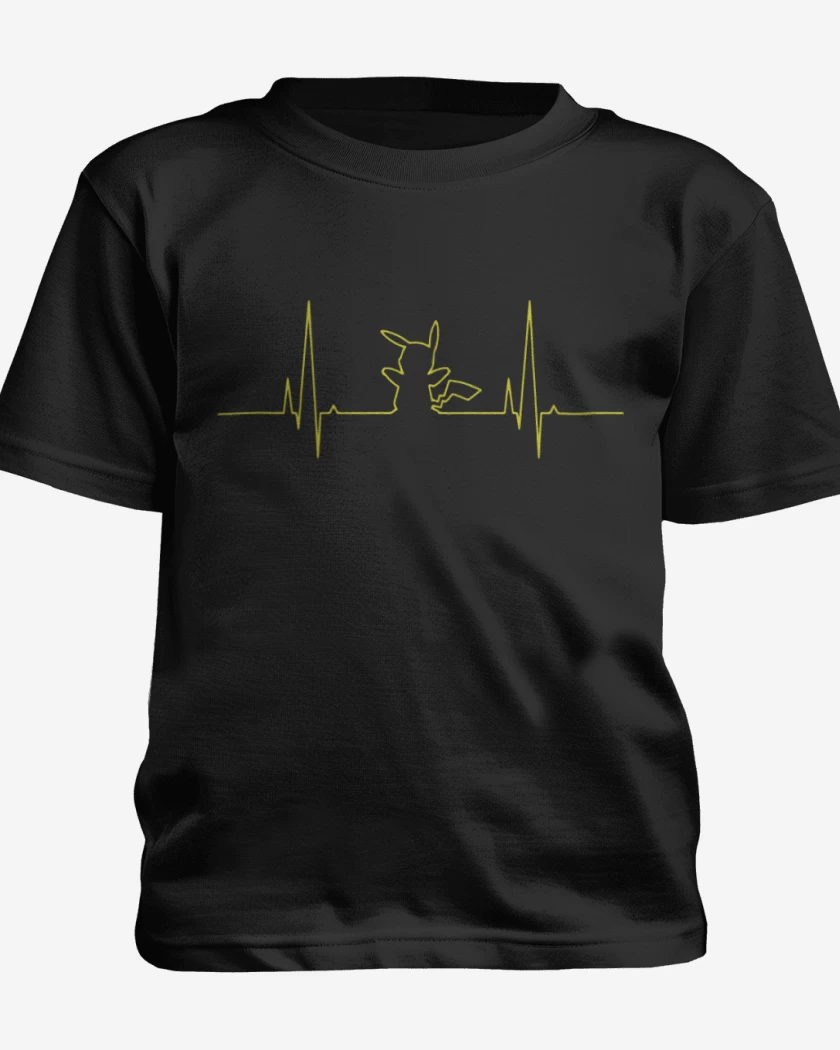 Polera de niño Negro de Pokemon - Latido Pikachu