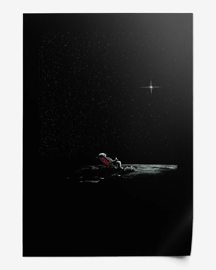 Print Astronauta playa