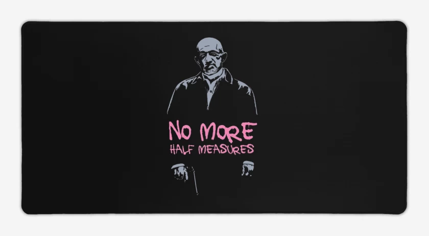 Mouse pad Gamer Negro de Mike Breking bad