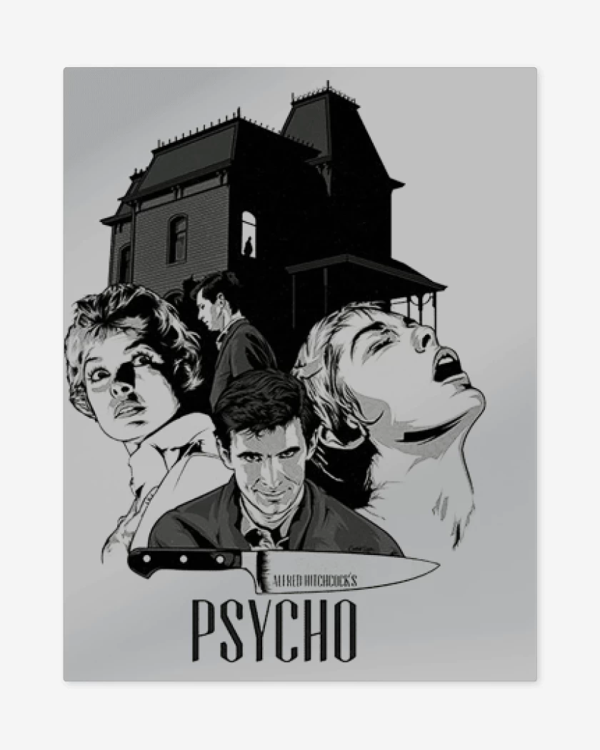 Print metalico Gris Melange de Psycho