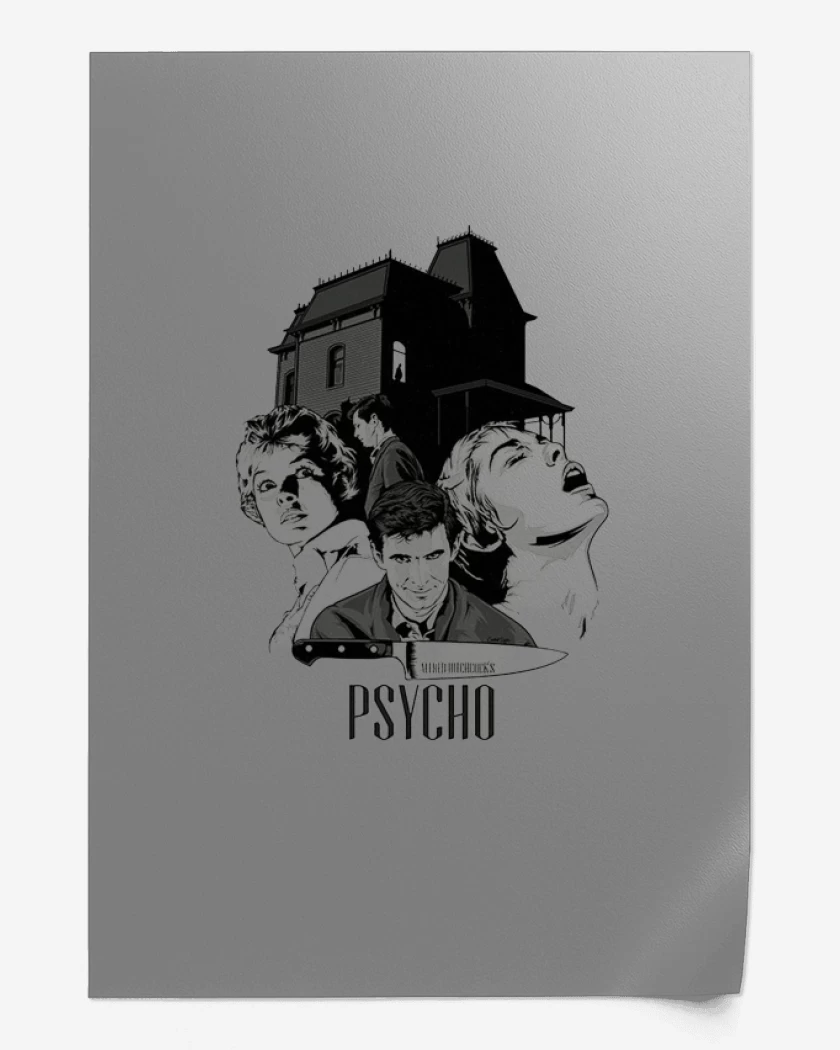 Print Gris Melange de Psycho