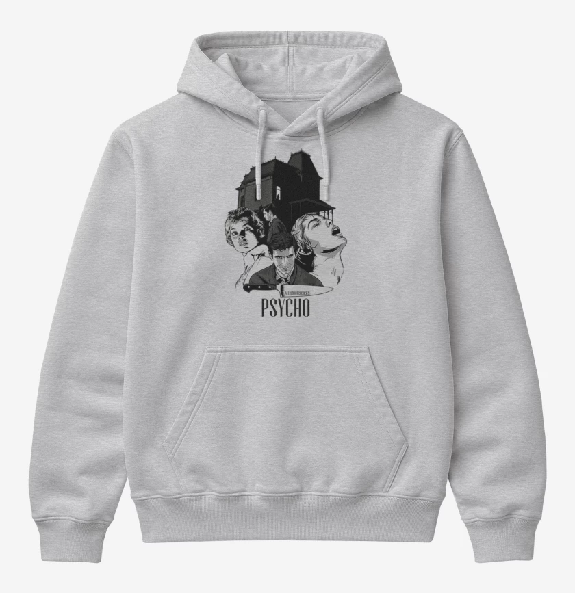 Poleron Canguro básico Gris Melange de Psycho