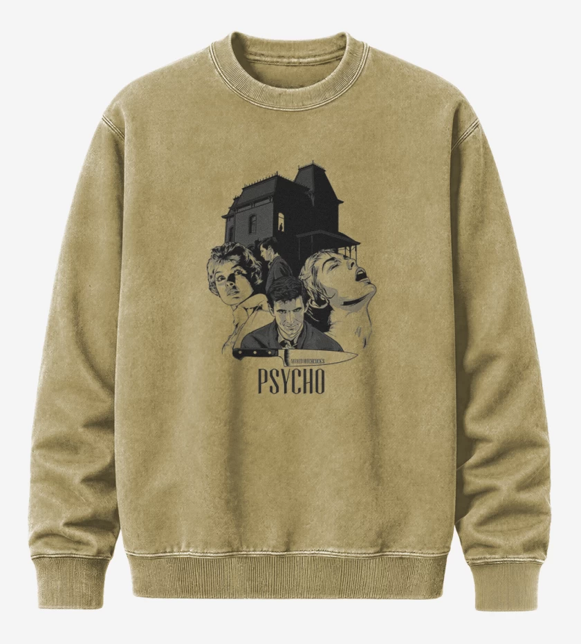 Poleron Polo Acid Wash Beige de Psycho