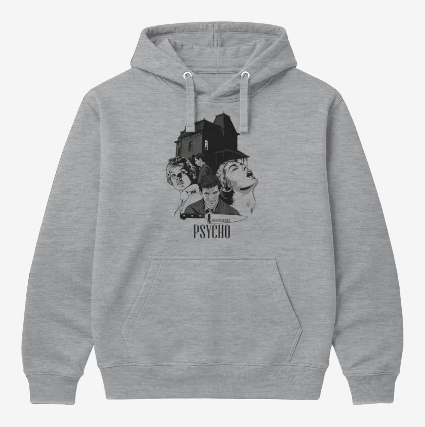 Polerón Canguro Gris Melange de Psycho