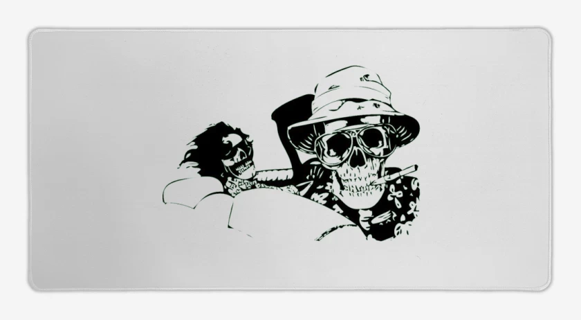 Mouse pad Gamer Blanco de Fear and loathing in Las Vegas