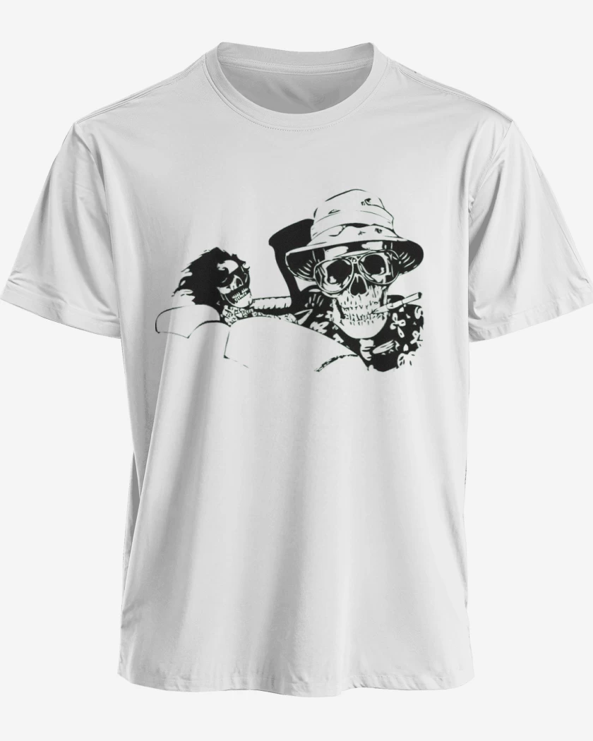 Polera premium Blanco de Fear and loathing in Las Vegas