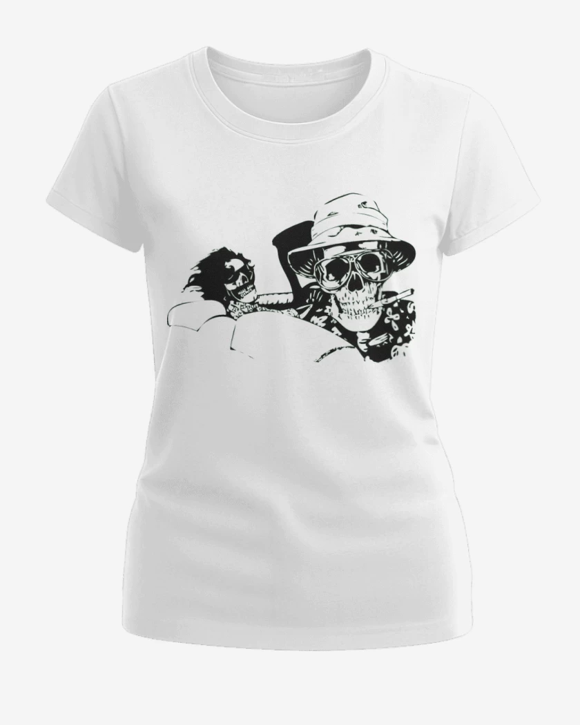 Polera de Mujer Blanco de Fear and loathing in Las Vegas