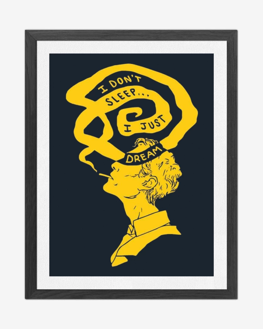 Cuadro decorativo Azul Marino de True Detective just dream