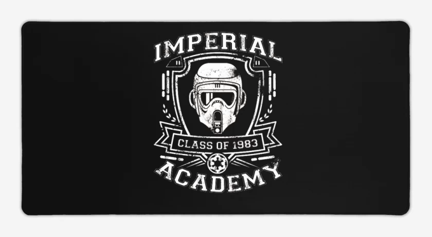 Mouse pad Gamer Negro de Imperial academy