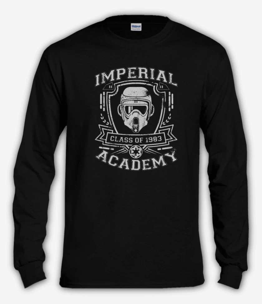 Polera manga larga Negro de Imperial academy