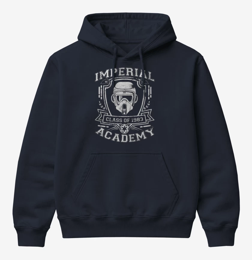 Poleron Canguro básico Azul Marino de Imperial academy