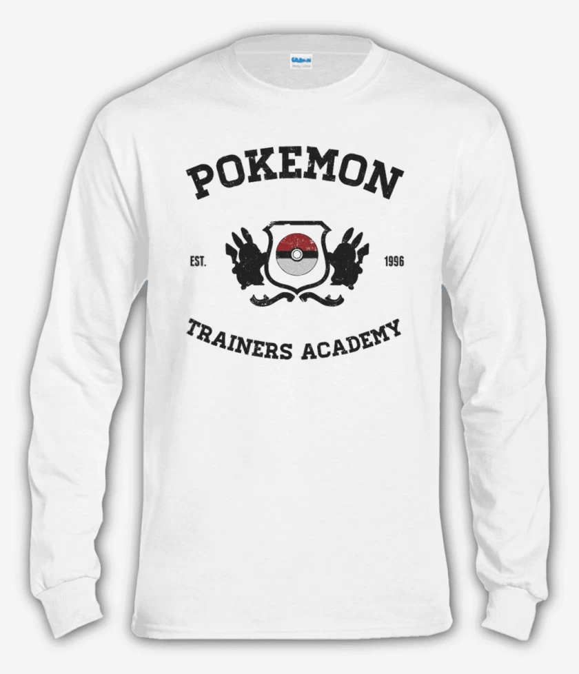 Polera manga larga Blanco de Trainers Academy