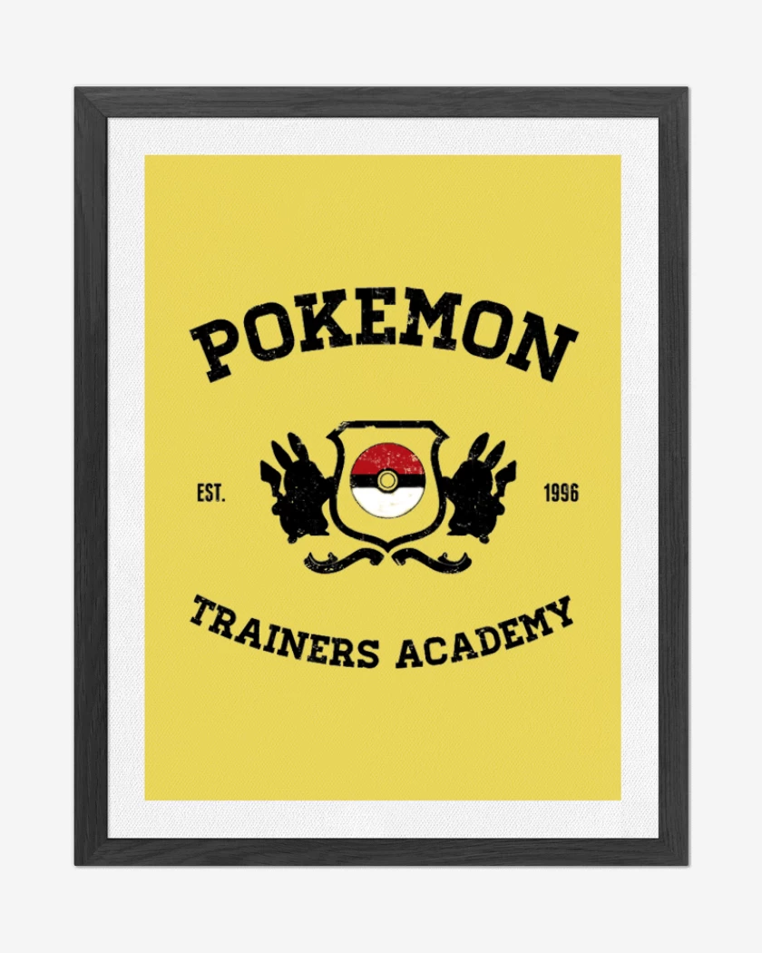 Cuadro decorativo Amarillo de Trainers Academy