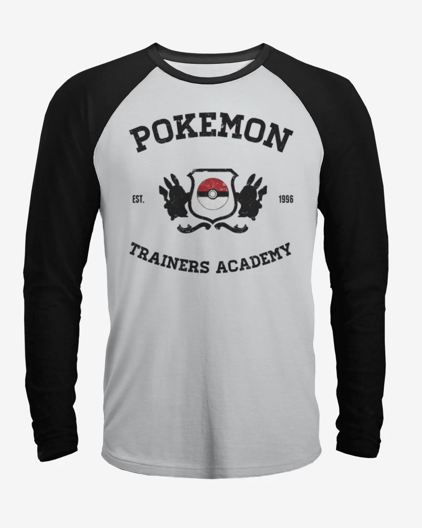 Polera Raglan Blanco / Negro de Trainers Academy