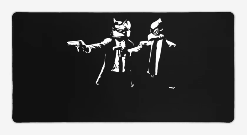 Mouse pad Gamer Negro de Star fiction